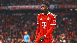 FIFA WORLD CUP MEN Trending Image: Canada Star Alphonso Davies Injures Hamstring With a Month To Go Before World Cup